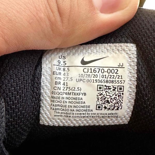 Giày Nike chính hãng, size 43, mới keng 98% - Giày dép 5