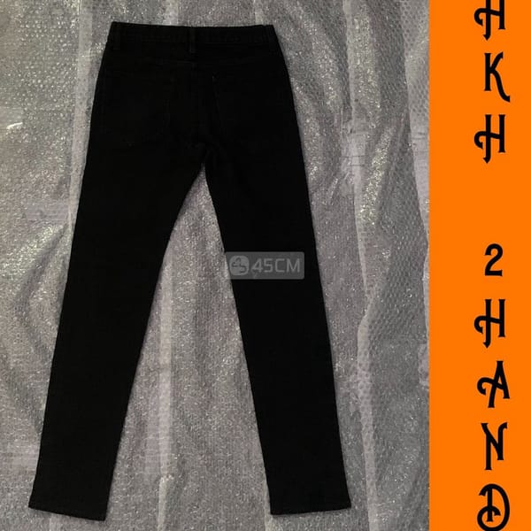 FREESHIP-Jeans nam G.U(NHẬT) đen, mềm vừa, size 28 - Thời trang 1