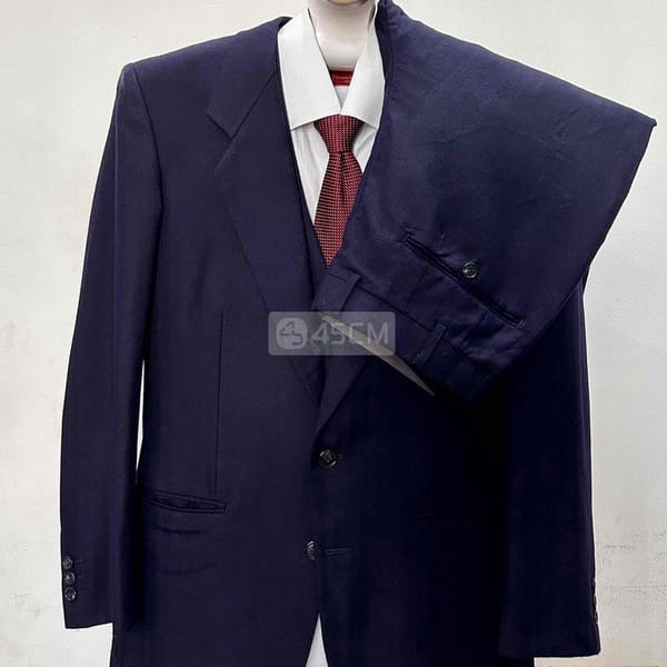 TWEED suit 3 mảnh màu navy cực nghệ - Thời trang 1