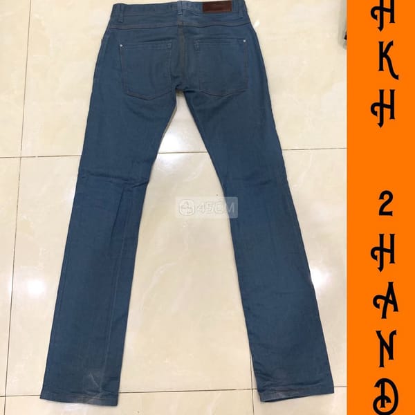 FREESHIP-Jeans ZARA made in ÂU, xanh côban,size 31 - Thời trang 1