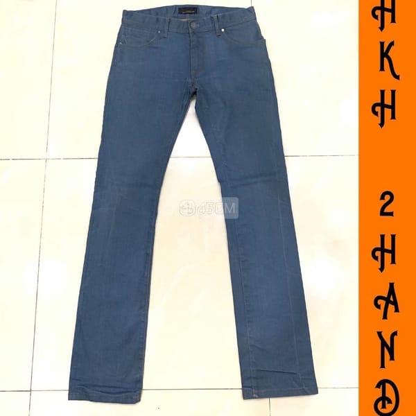FREESHIP-Jeans ZARA made in ÂU, xanh côban,size 31 - Thời trang 0