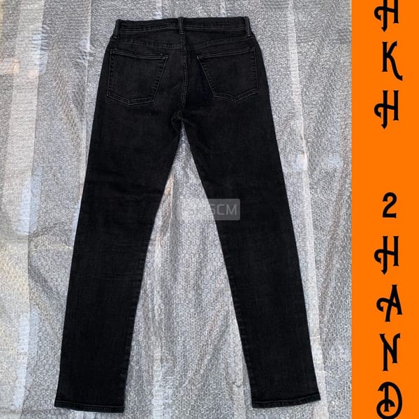 FREESHIP- Jeans nam GAP đen xám đậm, size 30 eo 80 - Thời trang 1