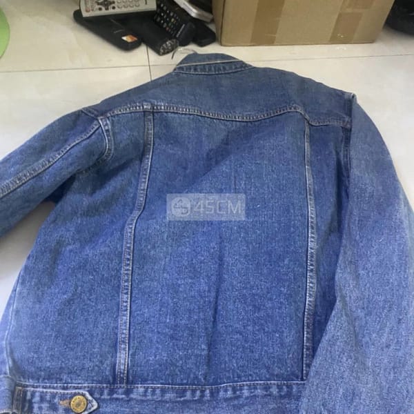 Áo khoác jean xanh, tầm 50kg - Thời trang 2