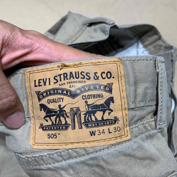 Quần Jeans Nam Size 33 Hiệu: Levi’s 505 - Thời trang 0