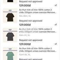 6 áo thun nam unisex cotton 2 chiều 250gsm - Thời trang