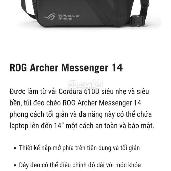 Bán Túi Chéo Asus Archer Messenger - Chính Hãng - Túi xách 0