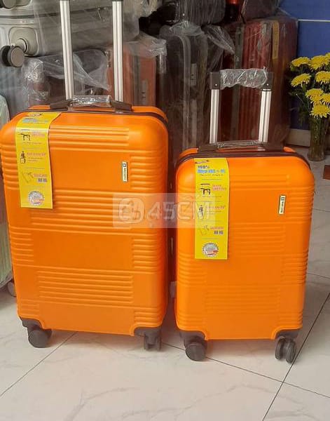 Bộ vali kéo size 20 và 24 màu cam - Túi xách 0