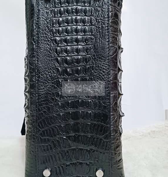 Túi xách nữ cầm tay da cá sấu màu đen - Túi xách 3