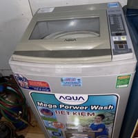 Máy giặt Aqua 7kg zin êm re bền còn đẹp BH 6T ship - Máy giặt
