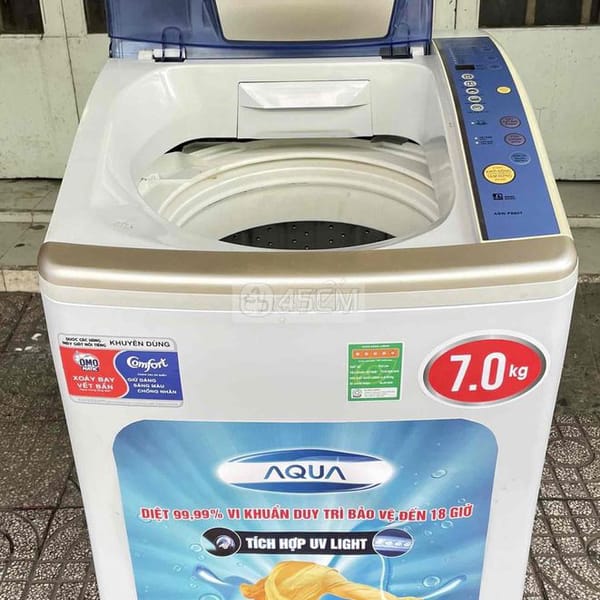 Máy giặt Sanyo 7kg giặt vắt êm tiết kiệm🖤 - Máy giặt 4