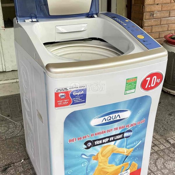 Máy giặt Sanyo 7kg giặt vắt êm tiết kiệm🖤 - Máy giặt 3
