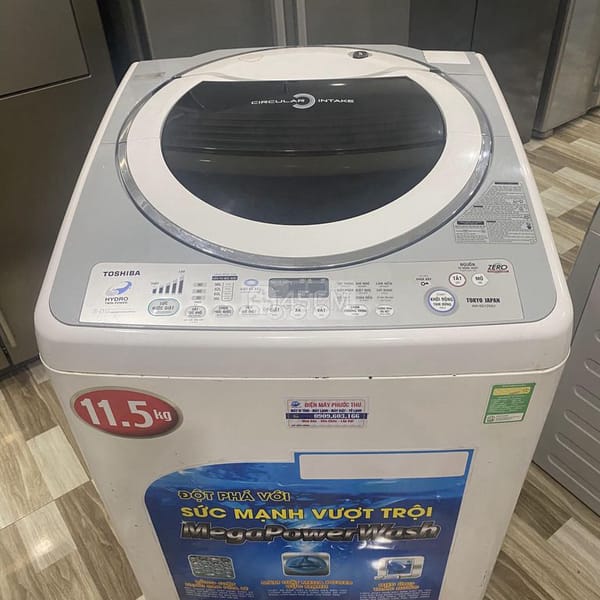 TOSHIBA 11.5KG NGUYÊN ZIN TIẾTKIỆM ĐIỆN NƯỚC BH3T - Máy giặt 2
