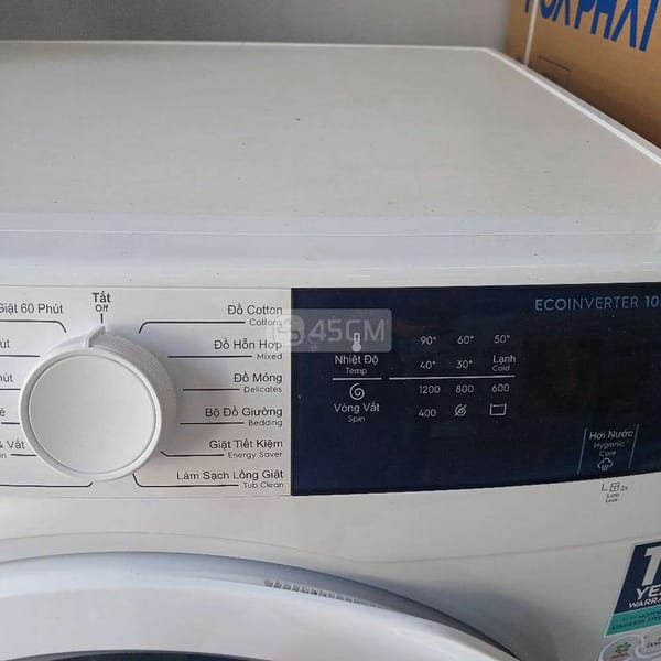 MÁY GIẶT ELECTROLUX 10KG BH 24 THÁNG - Máy giặt 1