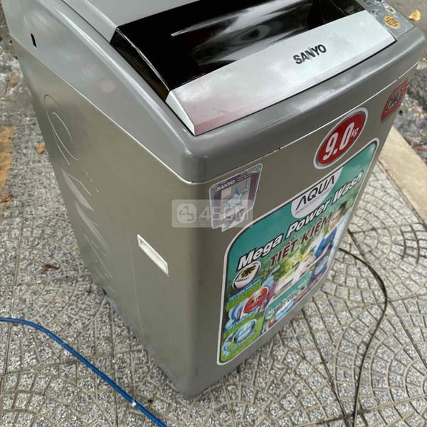 thanh lý máy giặt sanyo Aqua 9.0kg còn đang dùng - Máy giặt 2