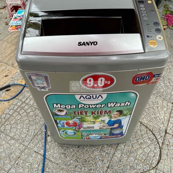 thanh lý máy giặt sanyo Aqua 9.0kg còn đang dùng - Máy giặt 0