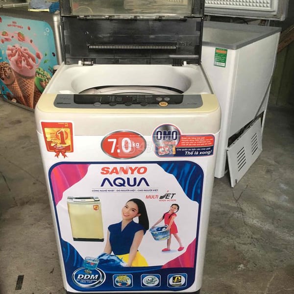 Cần thanh lý máy giặt Aqua 7kg nguyên zin - Máy giặt 1