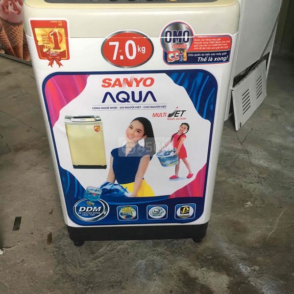 Cần thanh lý máy giặt Aqua 7kg nguyên zin - Máy giặt 0