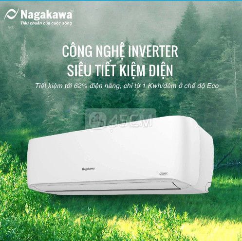 Nagakawa NIS-C09R2H12 - Inverter  1.0HP (9000 Btu) - Máy lạnh 2