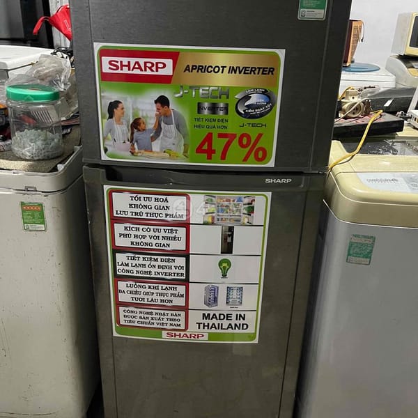 bán tủ lạnh sharp 165litttt - Tủ lạnh 0