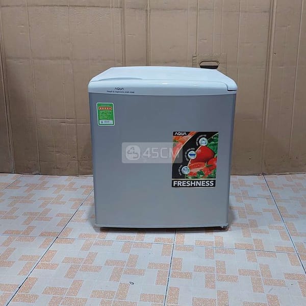 Tủ lạnh Aqua F508A3 nhỏ gọn 1 cửa, tiết kiệm điện. - Tủ lạnh 0