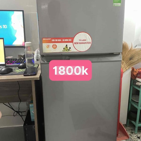 tủ lạnh sharp 2 ngăn tiết kiệm điện, 220l - Tủ lạnh 0