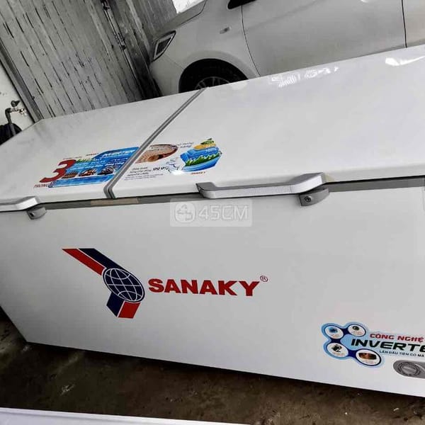 Tủ đông Sanaky 761 lít Inverter mới 99% chưa sd - Tủ lạnh 0