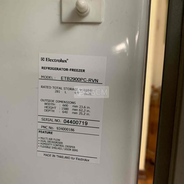 Tủ lạnh Electrolux - 281 lít - làm mát nhanh - Tủ lạnh 3