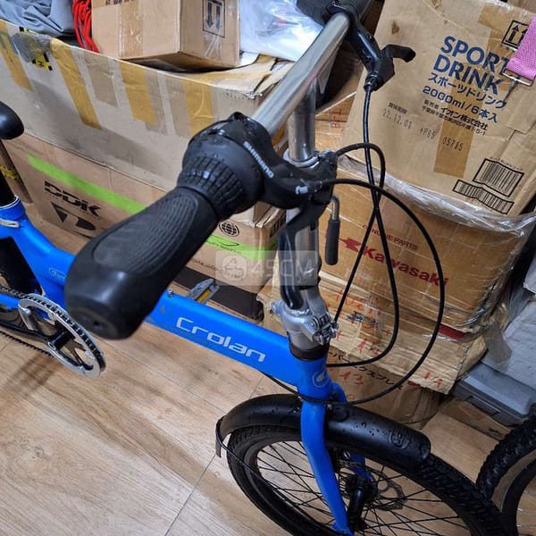 Xe đạp xếp 20 inch màu xanh - Xe đạp 1