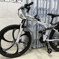 Xe đạp gấp LauxJack 26 inh mâm đúc mới 99,9% - Xe đạp