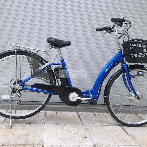 xe đạp điện Nhật gấp gọn vặn ga chạy bánh 26inch - Xe đạp điện 2