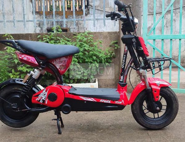 Xe đạp điện QDbike M133 màu đỏ - Xe đạp điện 0