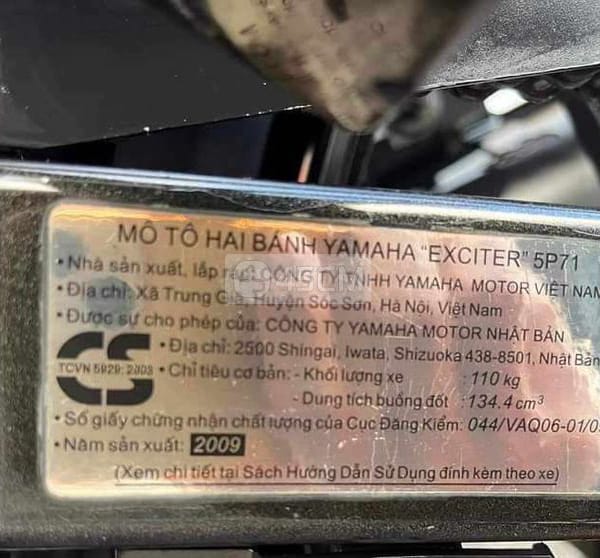 Dong xe Exciter - Exciter 2
