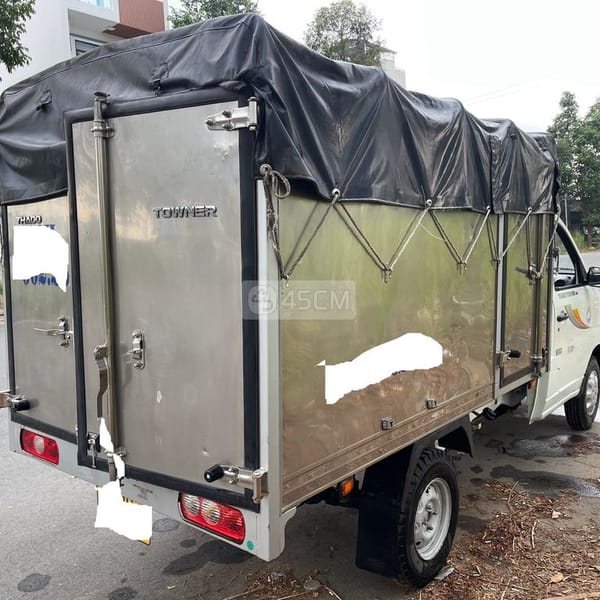 Thaco 900kg, kèo bạt inox304, máy lạnh cabin giá - Thaco 5