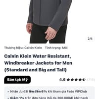 Áo khoác Nam Calvin Klein - Áo phao