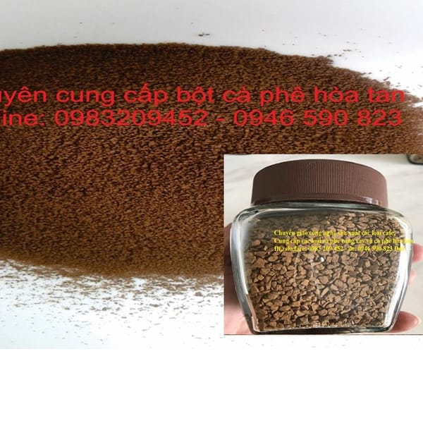 bột chiết xuất [tinh] cà phê hòa tan - Truyền thống/ Trà 0
