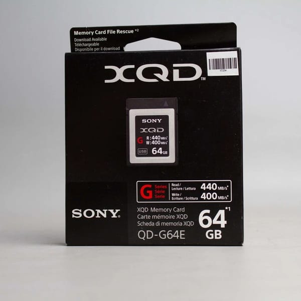 Thẻ XQD Sony 64GB new 100% nguyên seal - Thẻ nhớ/ Đầu đọc thẻ nhớ 2