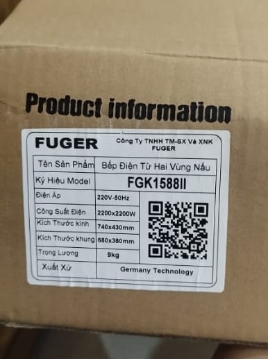 Em muốn pass  bếp từ Fuger FGK1588II.bếp mới 100% - Khác 2