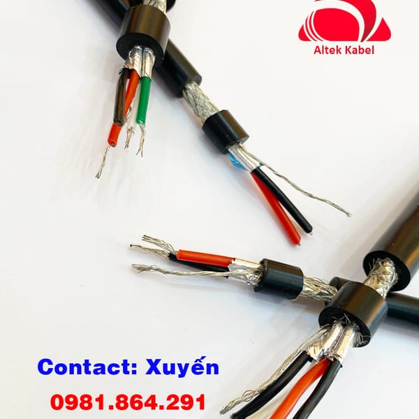 Cung cấp dây cáp điện tín hiệu chống nhiễu 2Pair 18AWG hãng Altek Kabel - Khác 0