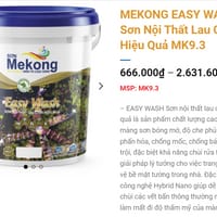 Sơn mờ nội thất Mekong Easy Wash 9.3 - Khác