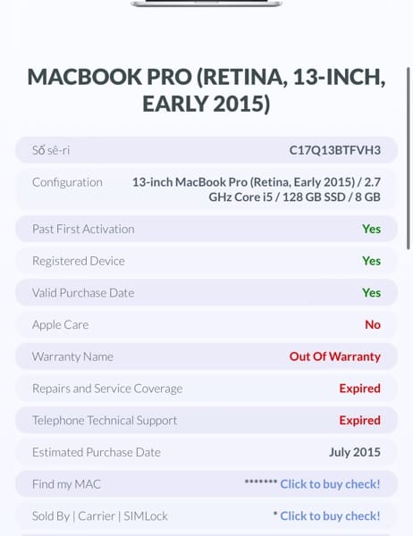 Cần bán macbookpro 2015 - Macbook Pro 0