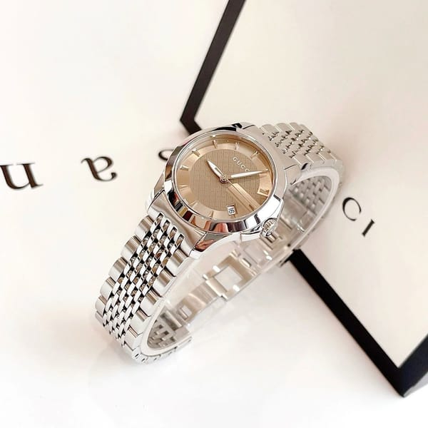 Đồng Hồ Chính Hãng Nữ Gucci Timeless - Size 27mm - FullBox - Giá Sale.... - Đồng hồ thương hiệu 0