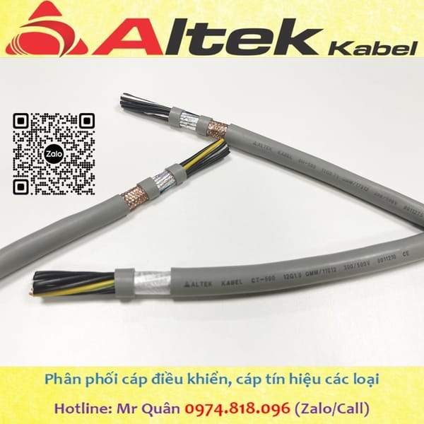 Phân phối dây tín hiệu cvv 12x0.5 – hàng chính hãng Altek Kabel - Khác 1