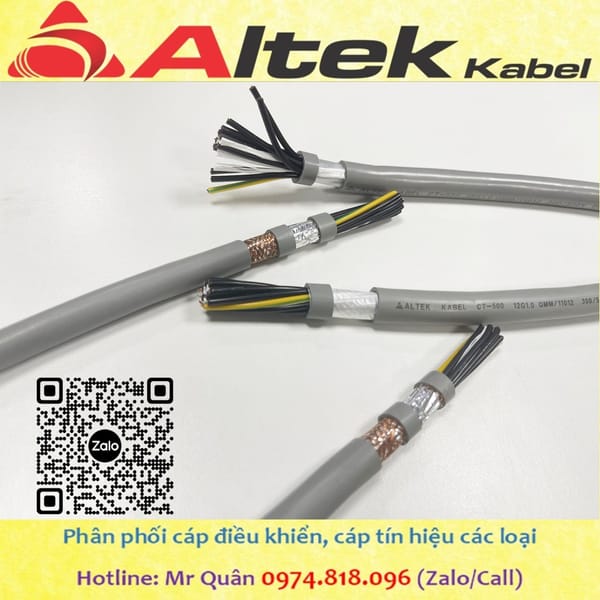 Phân phối dây tín hiệu cvv 12x0.5 – hàng chính hãng Altek Kabel - Khác 2