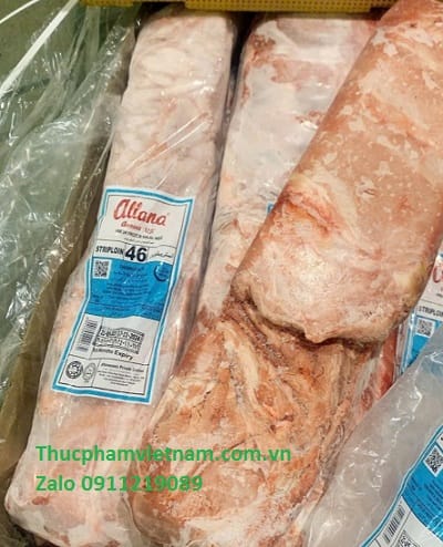 Thăn ngoại trâu Ấn Độ M46 loại làm thịt tái (nguyên thùng đủ loại 18kg - 28kg) - Khác 0
