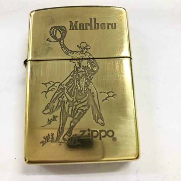 Zippo solid brass Nội địa Mỹ Malboro zin hãng - Khác 6