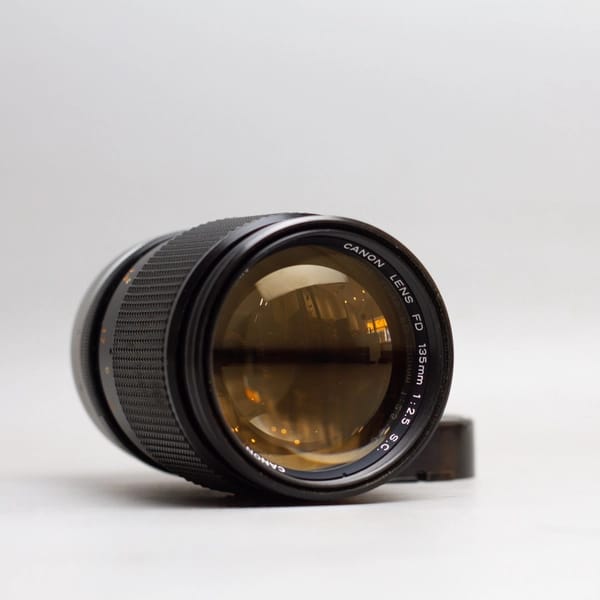 Canon FD 135mm f2.5 S.C (135 2.5) 19730 - Ống kính máy ảnh 0
