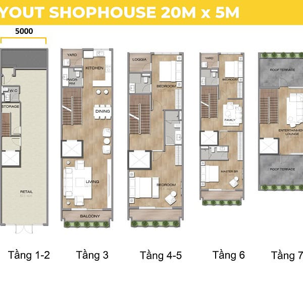 Sun Group bán Shophouse GĐ 1, xây 6 - 7 tầng, sở hữu lâu dài, hoàn thiện, CK 15%, NH hỗ trợ vay 70% - Căn hộ 4