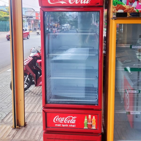 Thanh Lý Tủ Mát Coca, Hàng Mới 90% - Tủ lạnh 0